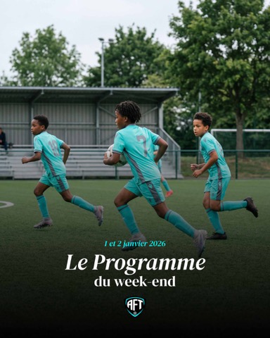 Programme du week-end d'un club de foot